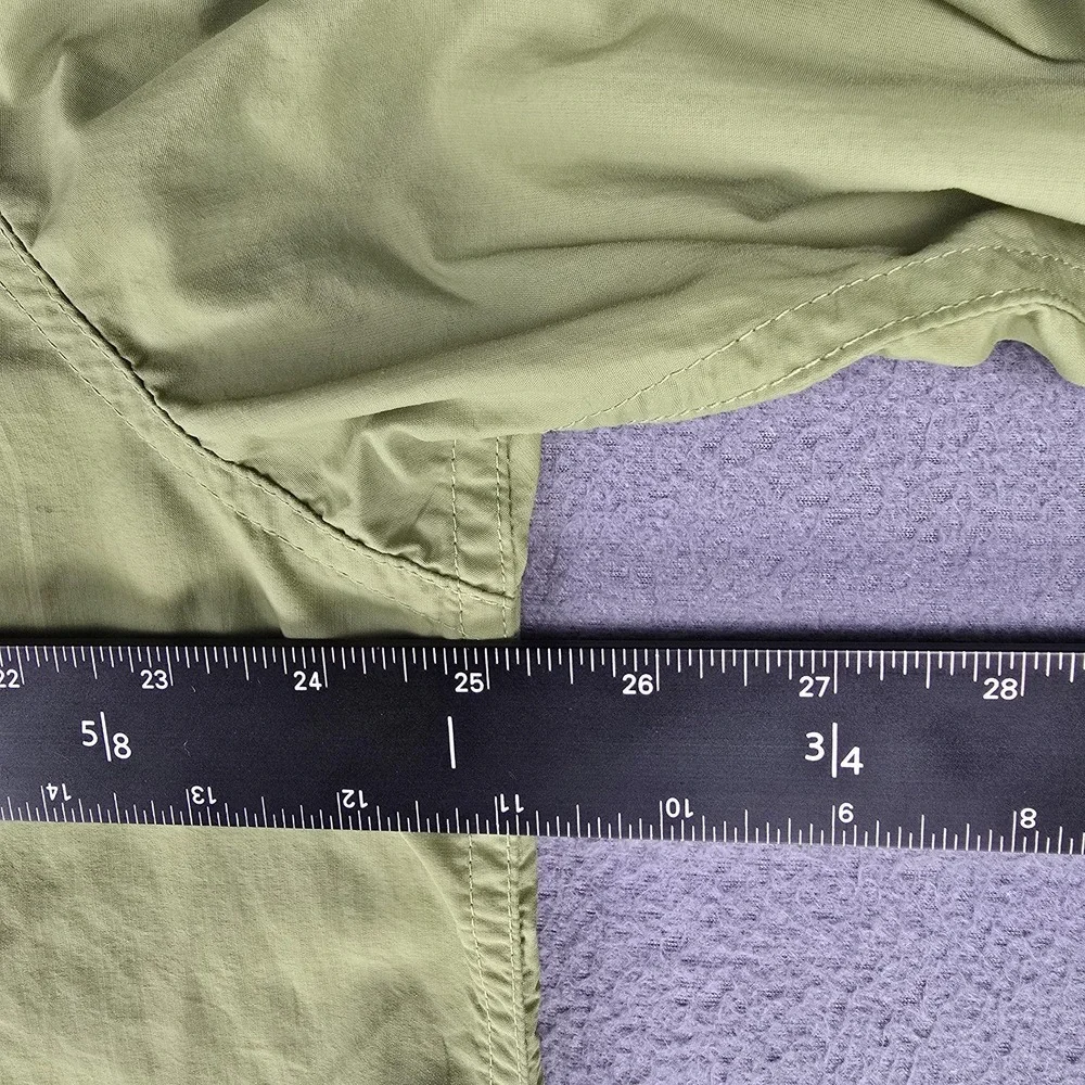 ExOfficio Buzz Off Shirt Mens XL Green Long Sleeve Nylon Hiking Travel Outdoor